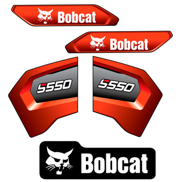 FITS S550 BOBCAT REPLACEMENT DECAL STICKER - OUTDOOR DURABLE LAMINATE